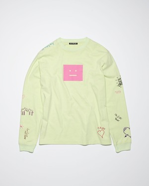 【Acne Studios UNISEX】プリントロングスリーブTシャツ