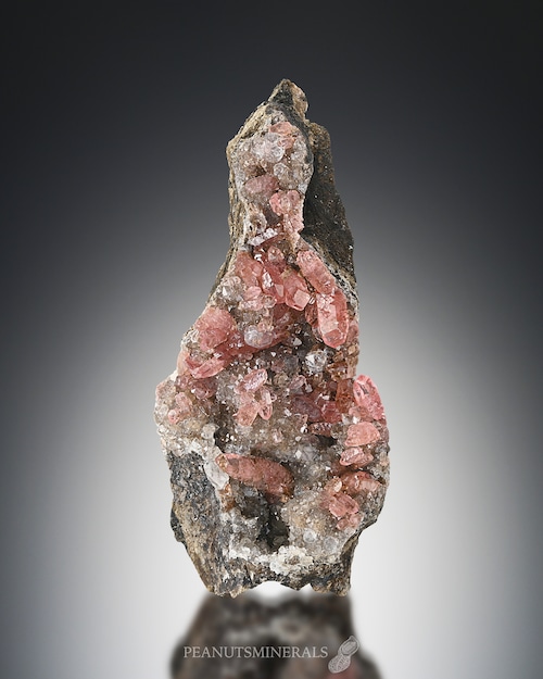 ロードクロサイト / フローライト / クォーツ【Rhodochrosite with Fluorite & Quartz】ペルー産