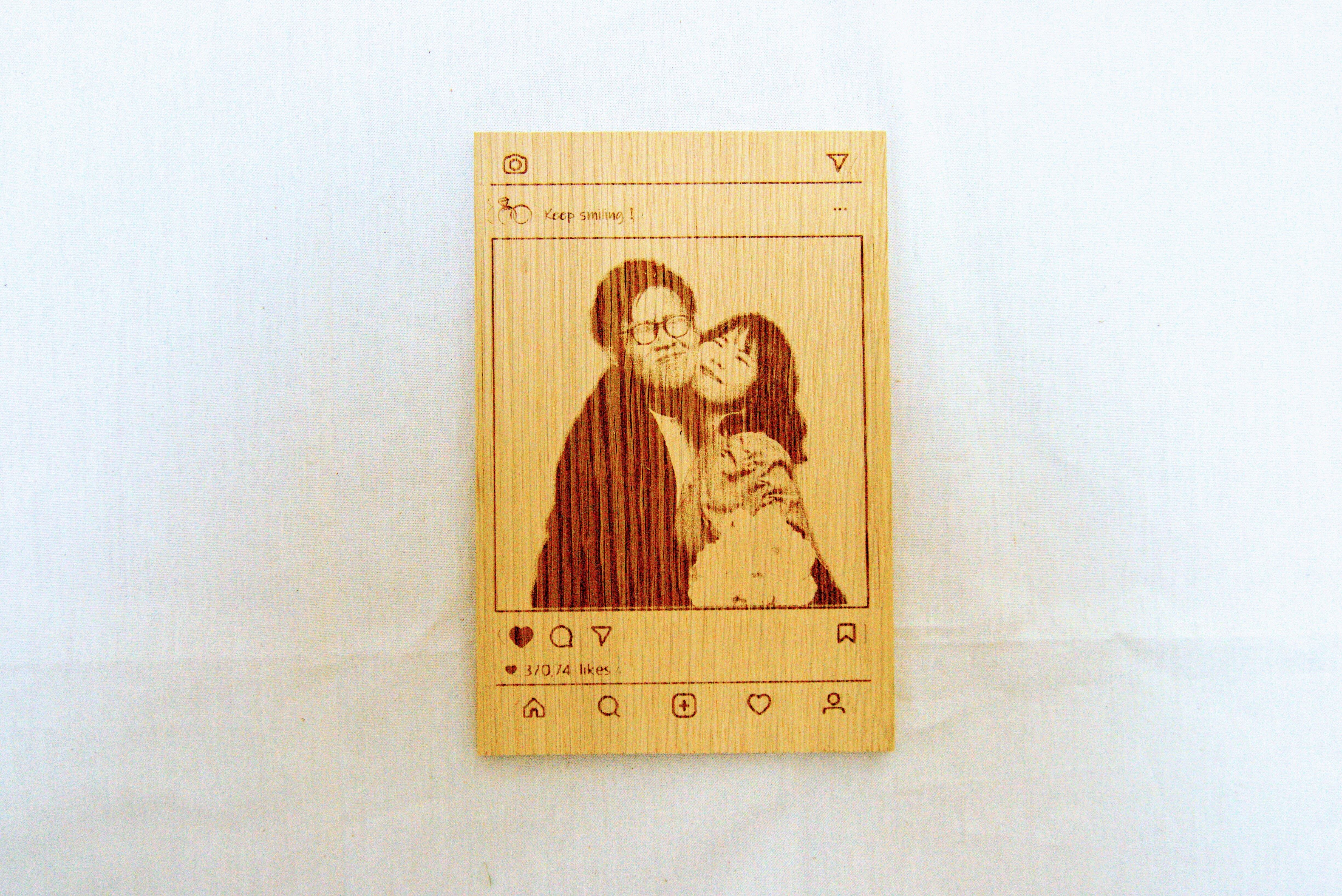 期間限定価格】特価オーダーメイド木製彫刻プレート | CHARO