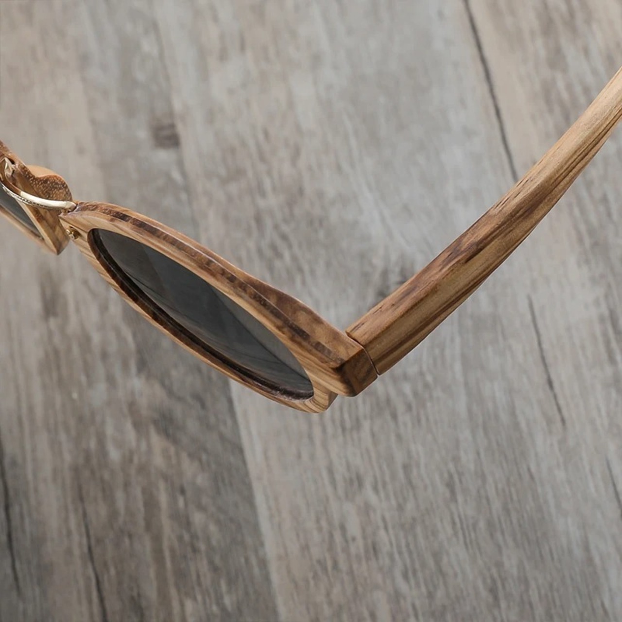 Zebra Wood Sunglasses / ゼブラ ウッド サングラス