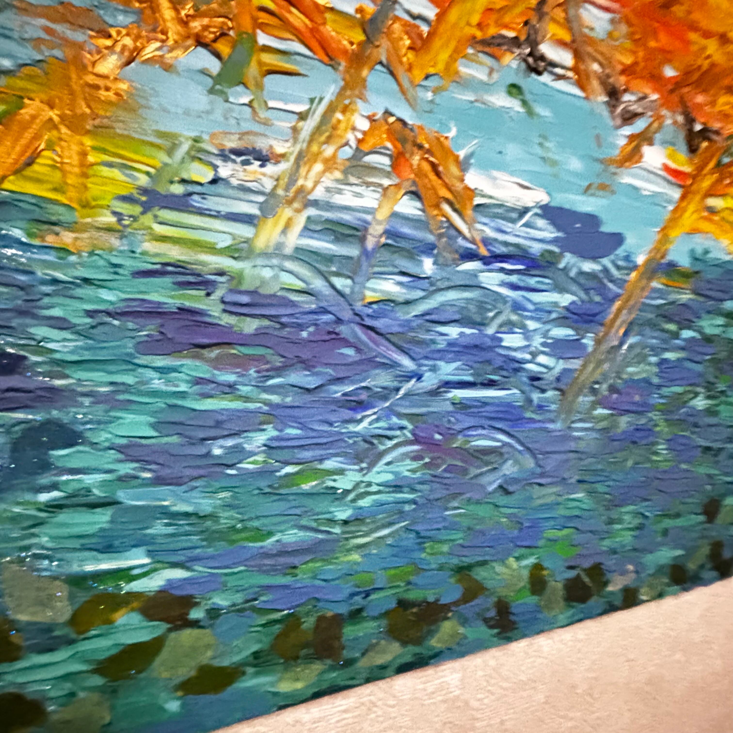 Departure 】テクスチャーアート 海 現代アート モダン 原画 抽象画