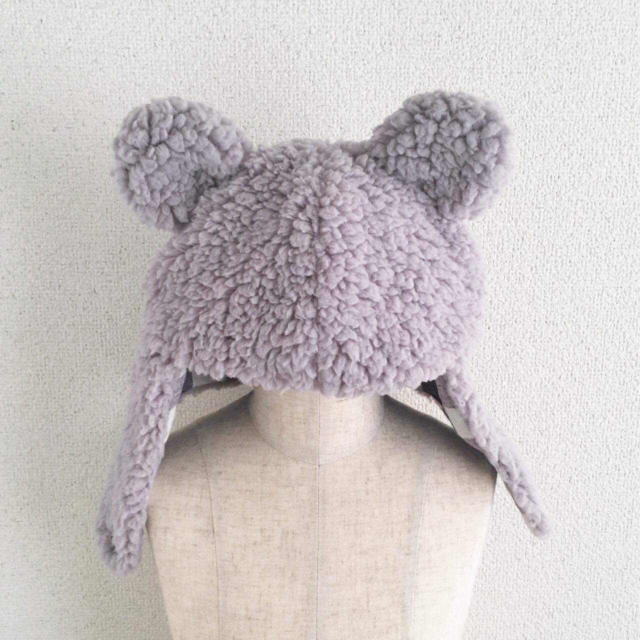 クマさんになれる帽子（型紙と作り方のセット） ACｰ2137 | 子ども服の