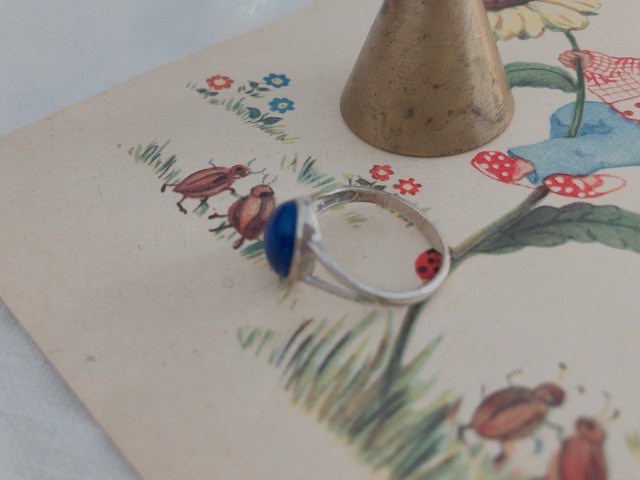 AMERICA vintage 925silver ring