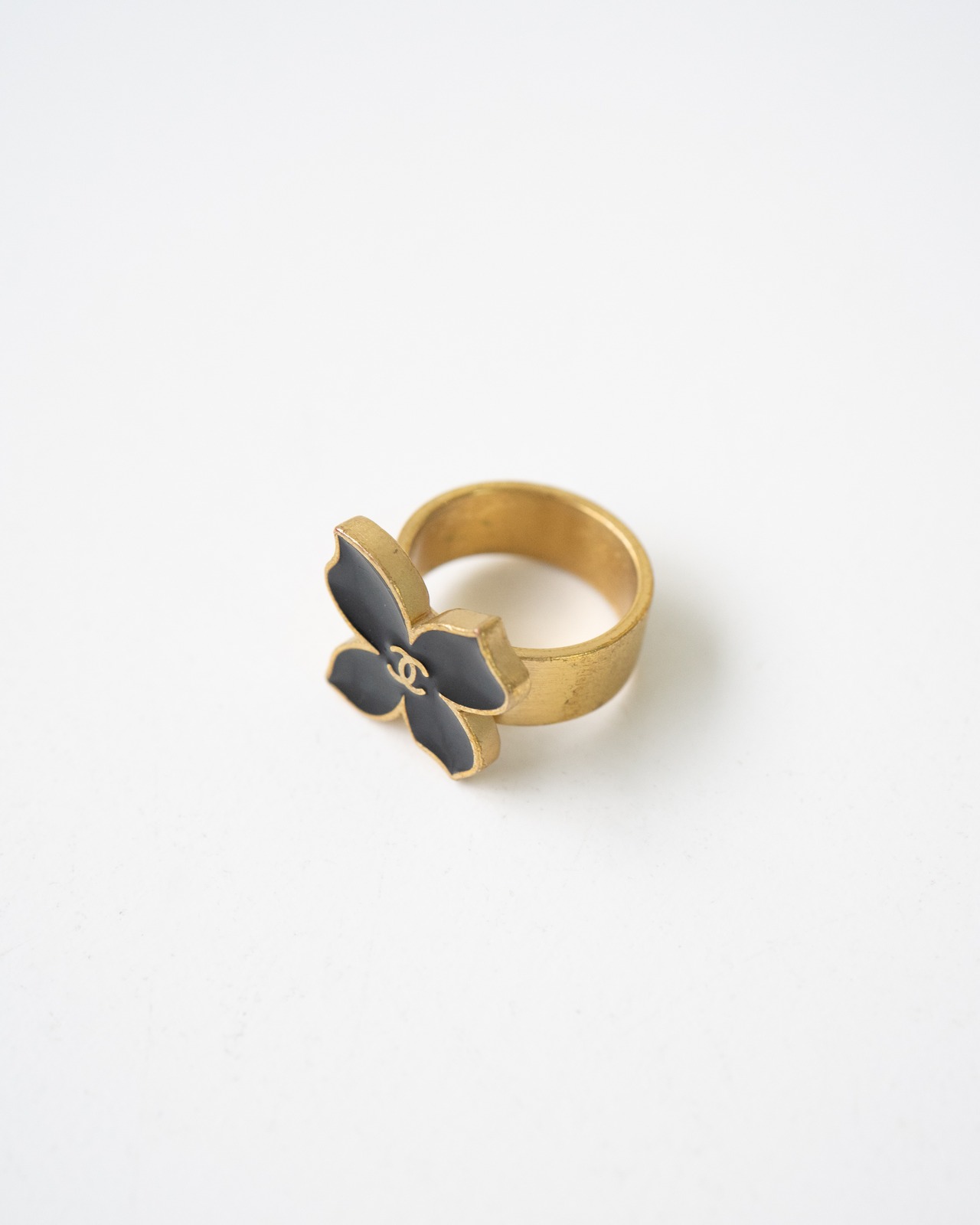〈CHANEL〉CC Mark Flower Ring 2002SS