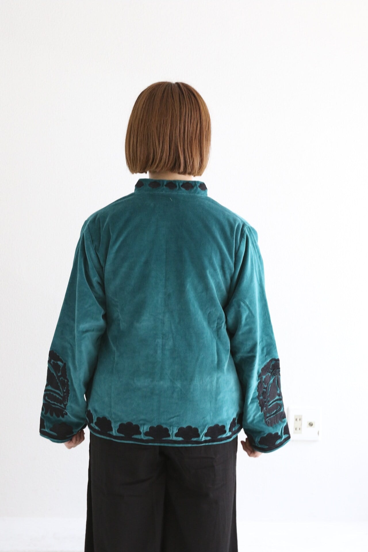 刺繍ベロアジャケット(5W36011E) | ZURI