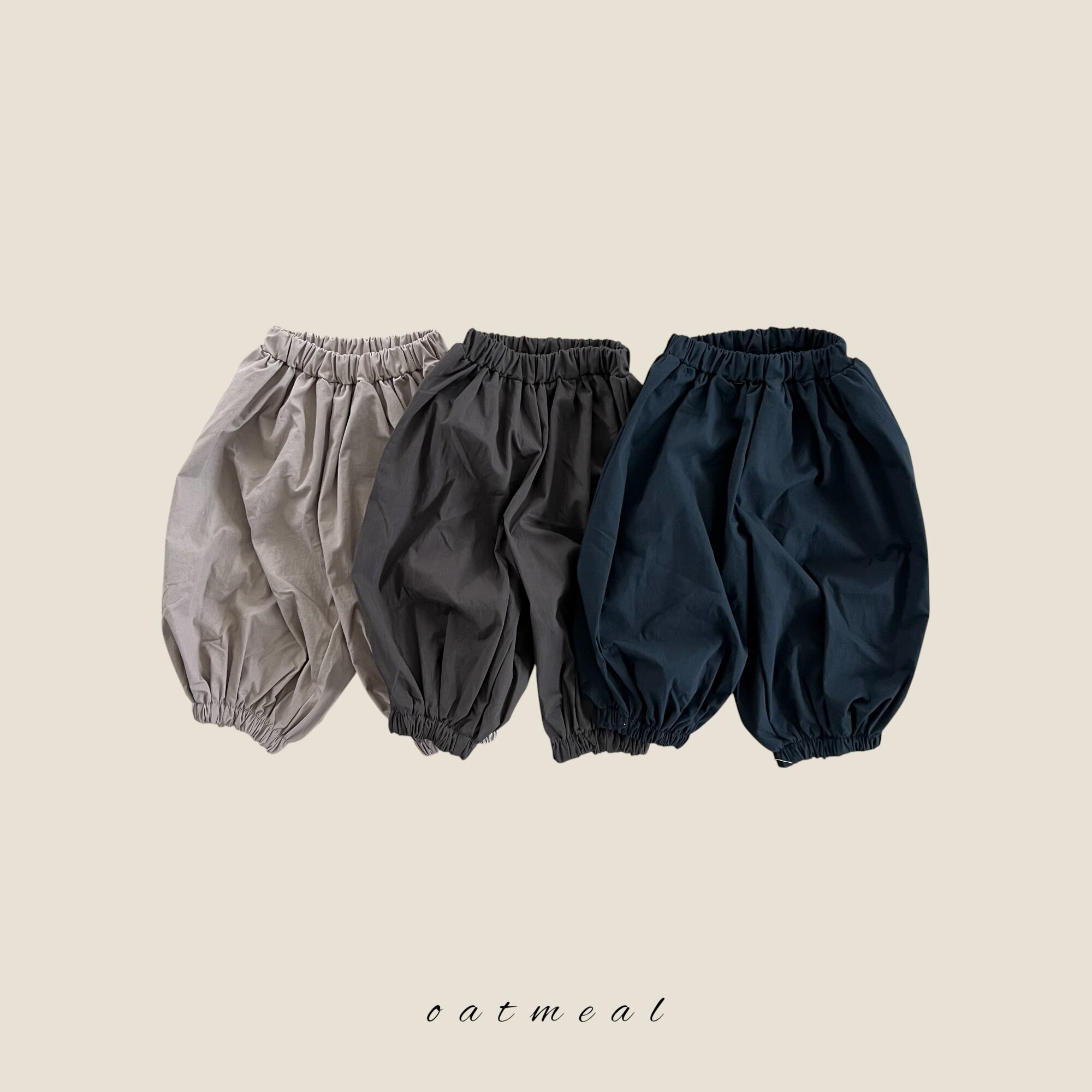aladdin pants【oatmeal】※9月中旬〜下旬発送予定