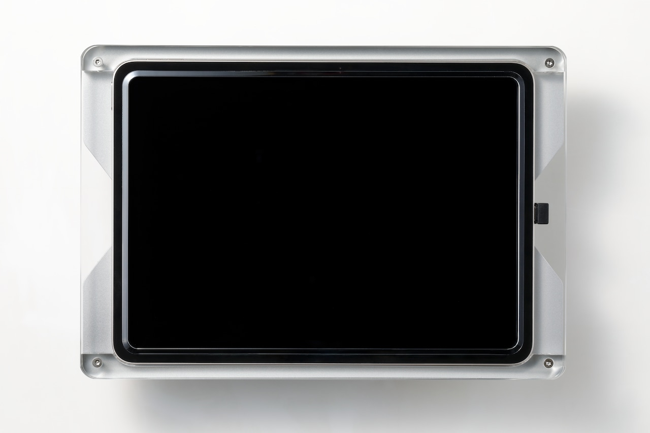 iPad壁掛け盗難防止ケース【 T7 】● 12.9インチ&13インチ iPad用 | 会議室予約システム対応 iPad wall mount