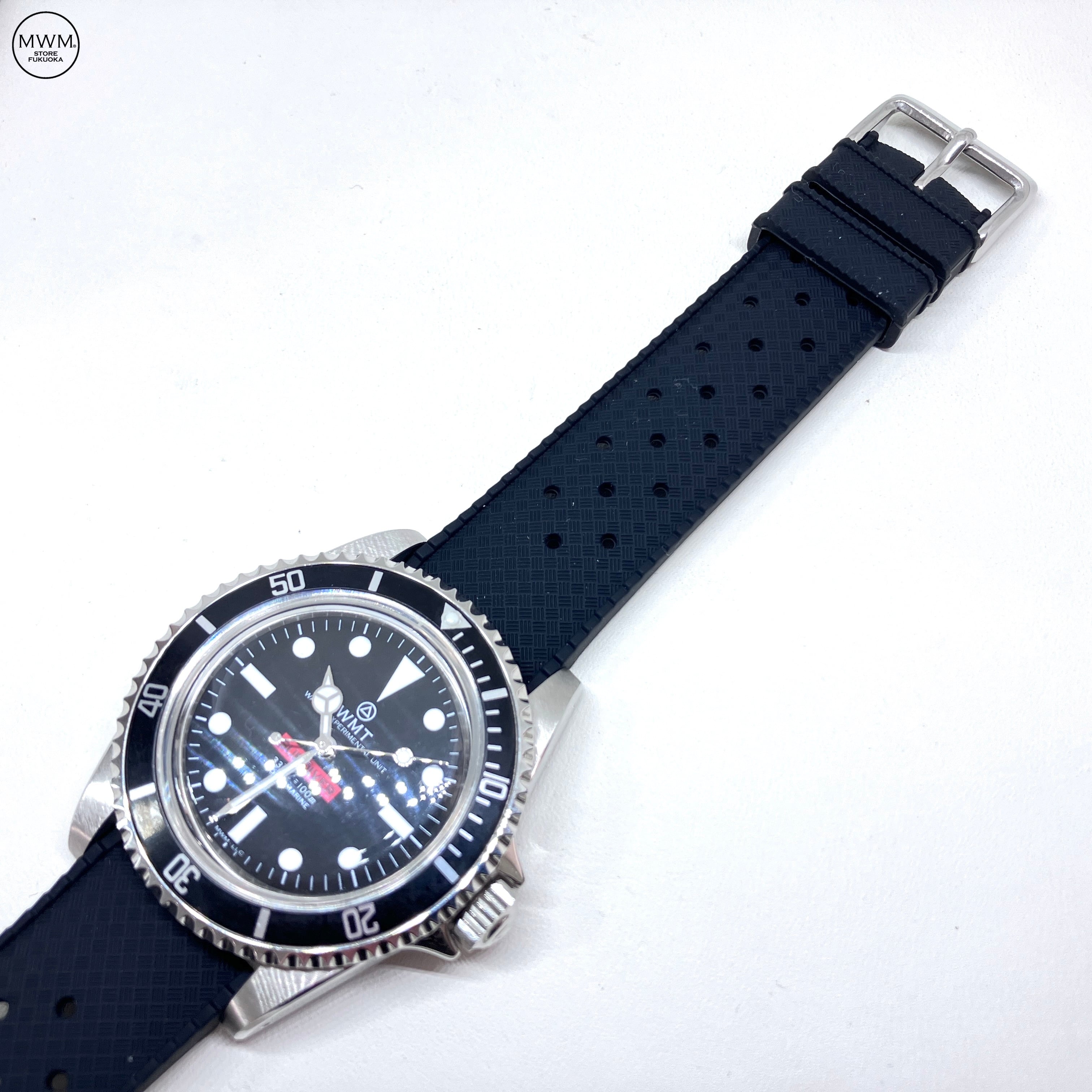 トロピックタイプ ラバーベルト ポリッシュ・ダブルループ ブラック  