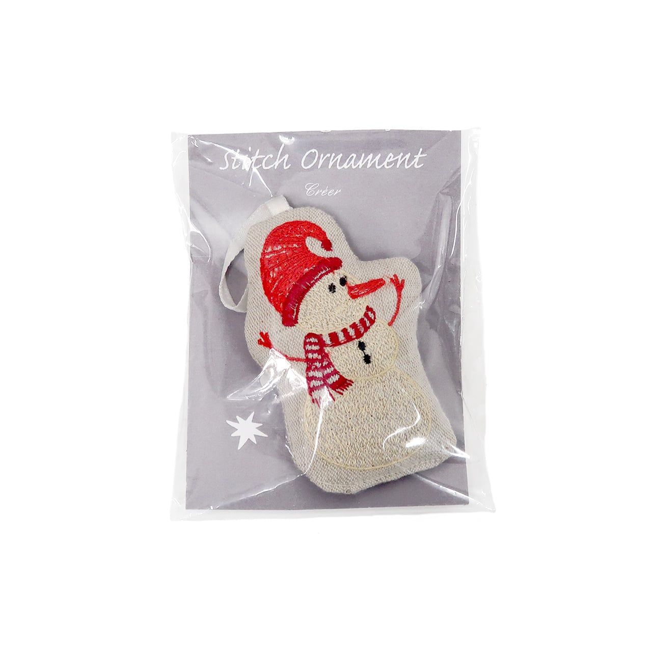 クリスマスツリーやタペストリーにいかがですか？コットンリネンと刺繍