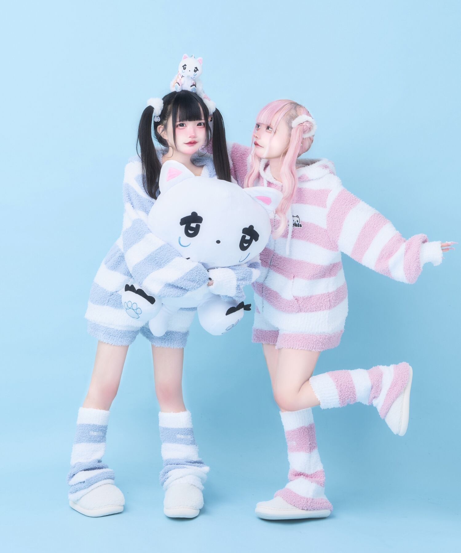 もこもこはうるずルームウェア4点セット(サックス) | Hauls もこもこはうるずルームウェア4点セット(サックス) | Hauls
