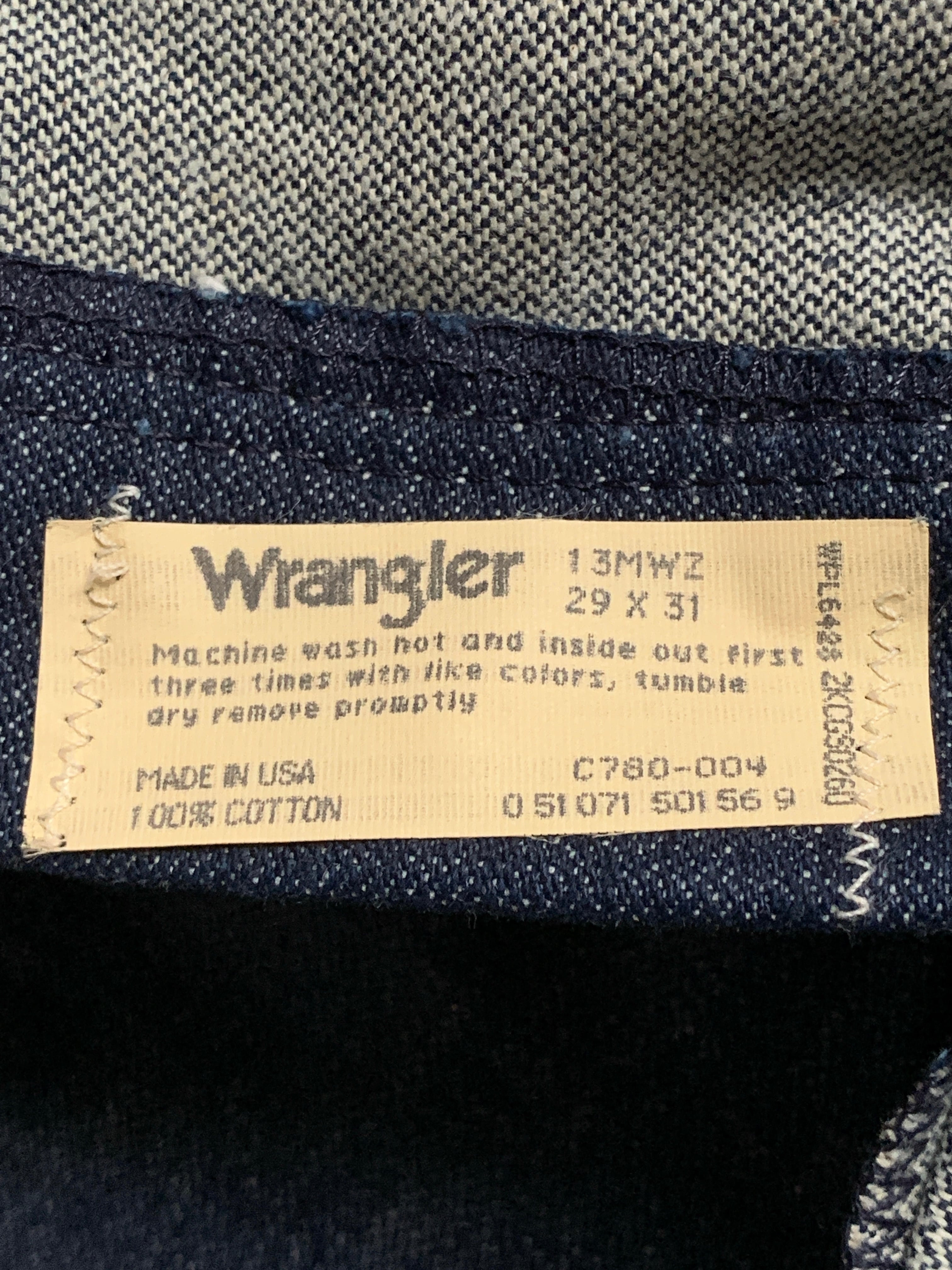 80's Wrangler 13MWZ デニムパンツ DEADSTOCK 表記(29×31) USA製