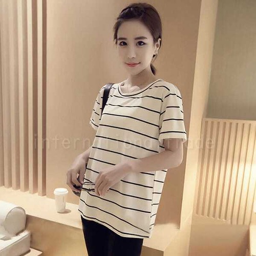 レディース服 ボーダーTシャツ トップス カットソー 春 夏 女性 半袖 ブラック ホワイト 黒 白 クルーネック モノトーン シンプル 定番 普段着 部屋着 ルームウェア オトナ 大人 大きいサイズ M L XL XXL cw-a-4748