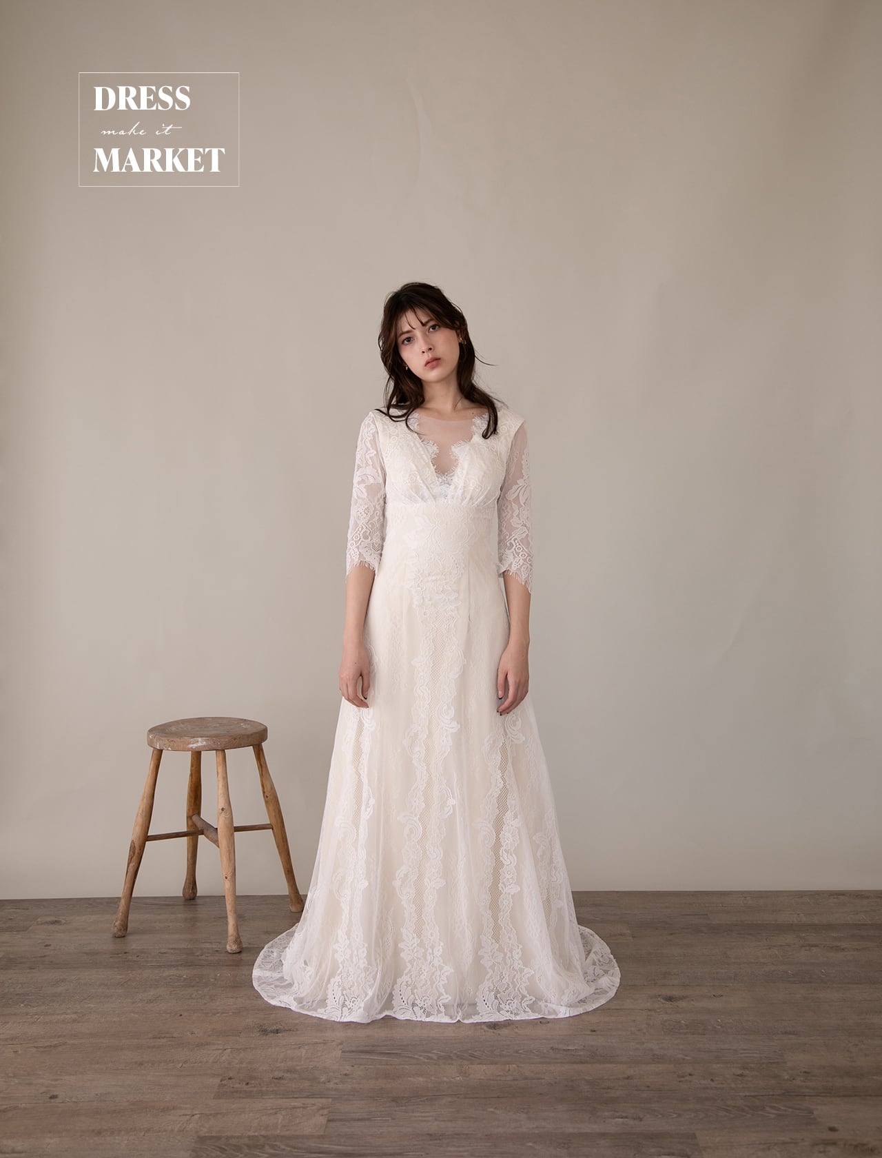 3営業日以内に発送】￥39,800（税別）ウェディングドレス ドレス購入