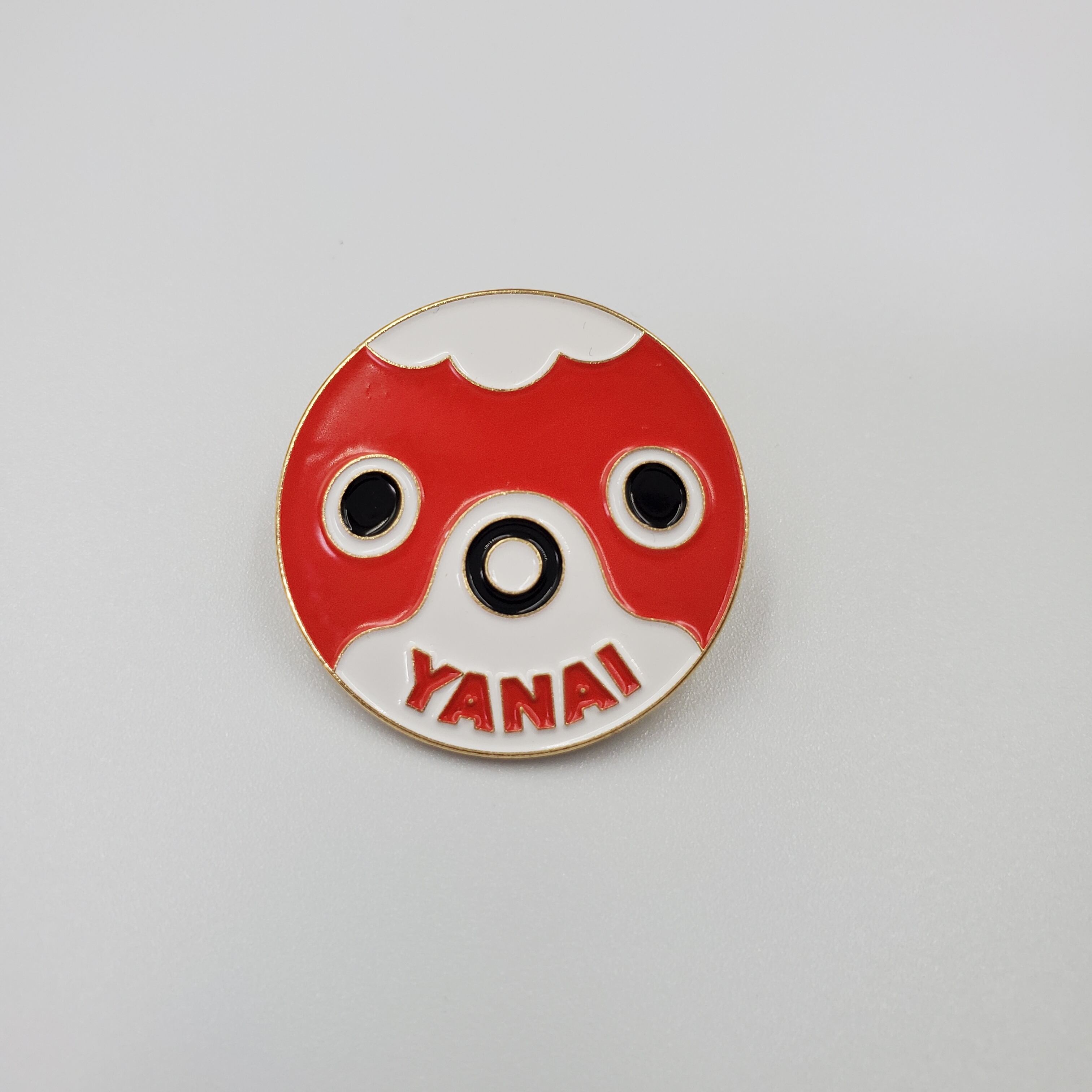 金魚ちょうちんピンバッヂ タイプB | 木阪賞文堂