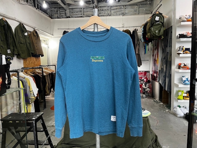 Supreme THISTLE LS TEE HEATHER TEAL SMALL 33859