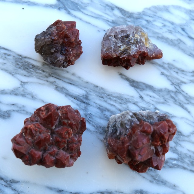 【陰陽を統合し、現実を一気に動かす変容の結晶】 アメトリン・レッドキャップス クラスター G4_3