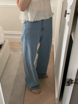 [OUNCE] low wide pants (即納)