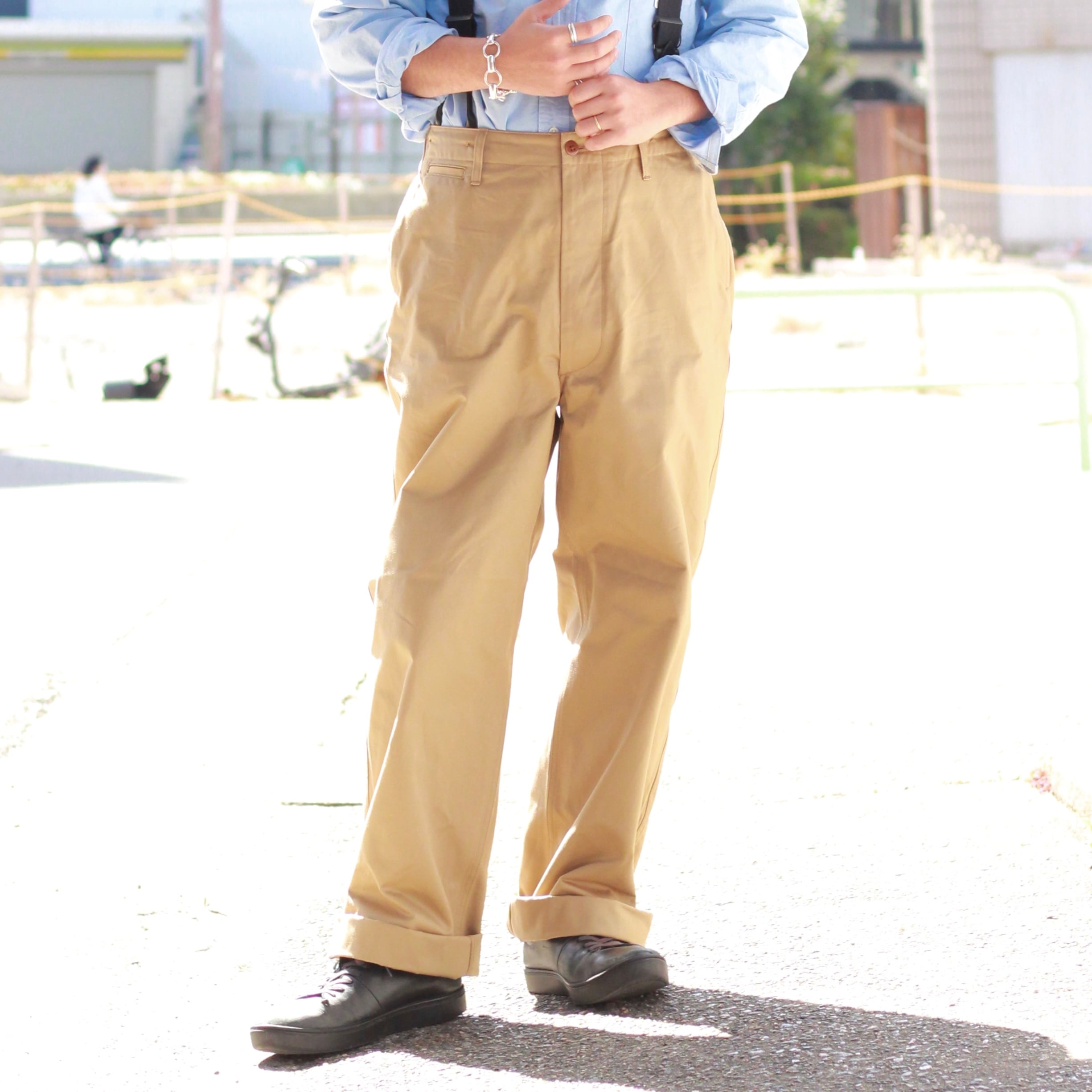 Nigel Cabourn / BASIC CHINO PANT / BEIGE | feels