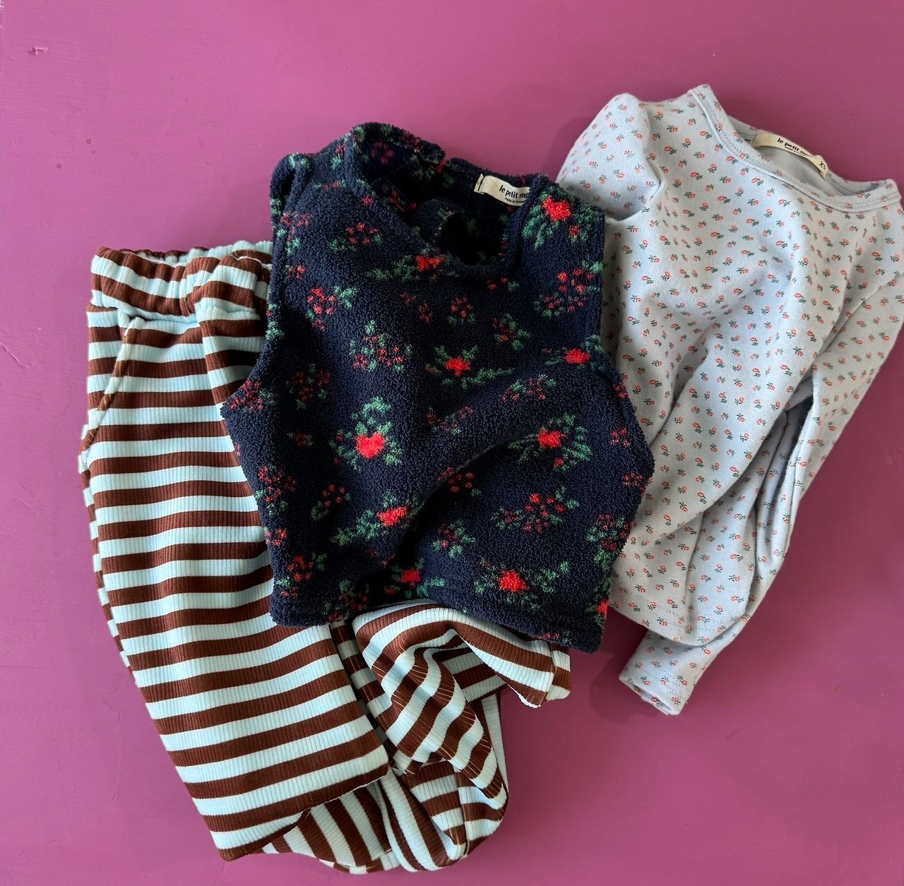 le petit mot［取寄］flower vest 26winter