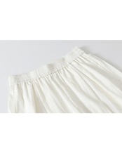 Tuck-in wide leg full length pants L0142