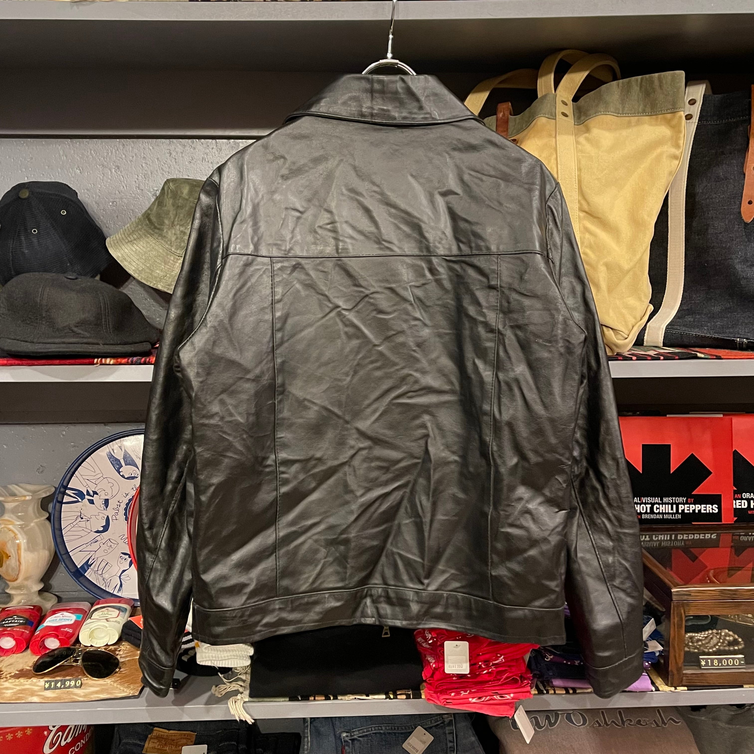 MASTERPELLE Leather Jacket イタリア製 サイズXXL メンズ 