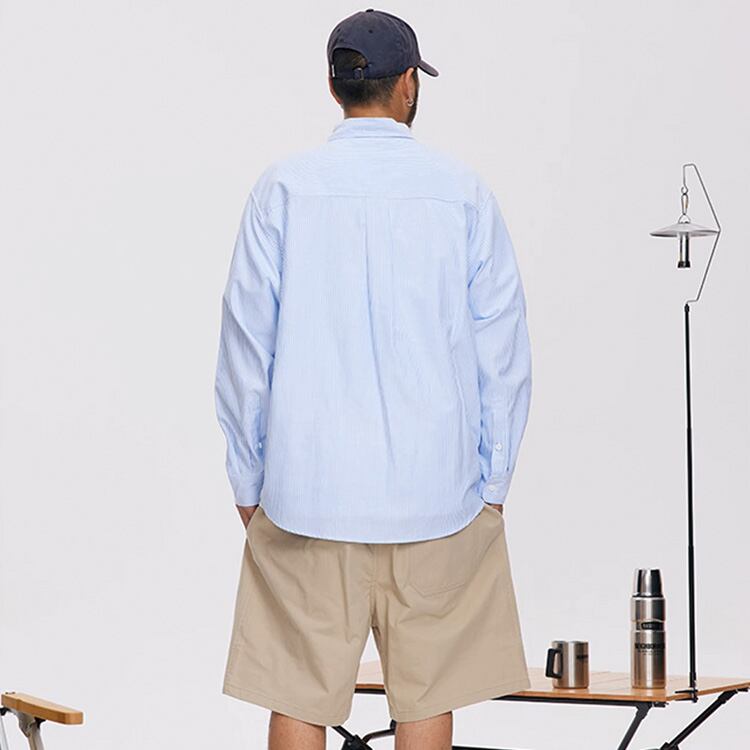 ★RETRO CASUAL STRIPED SHIRT　　　A0702