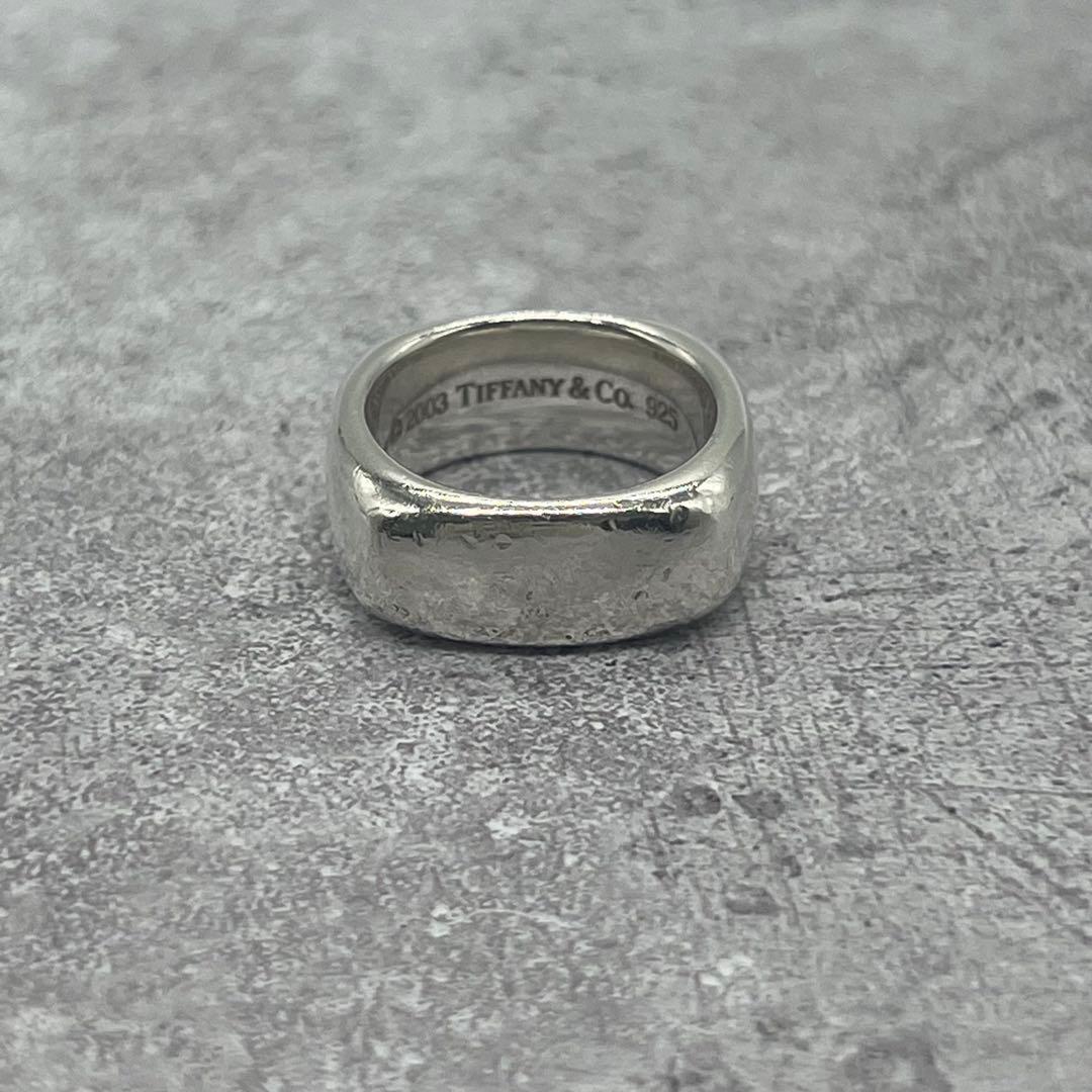 【希少】ティファニー TIFFANY&CO クッションスクエア リング 9号