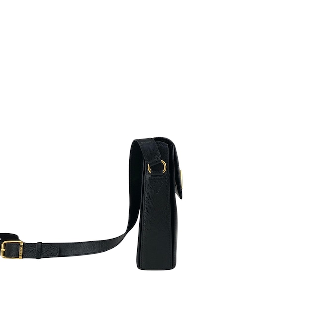 CELINE セリーヌ ショルダーバッグ ブラック ロゴ レザー ターンロック vintage ヴィンテージ オールド txhccr