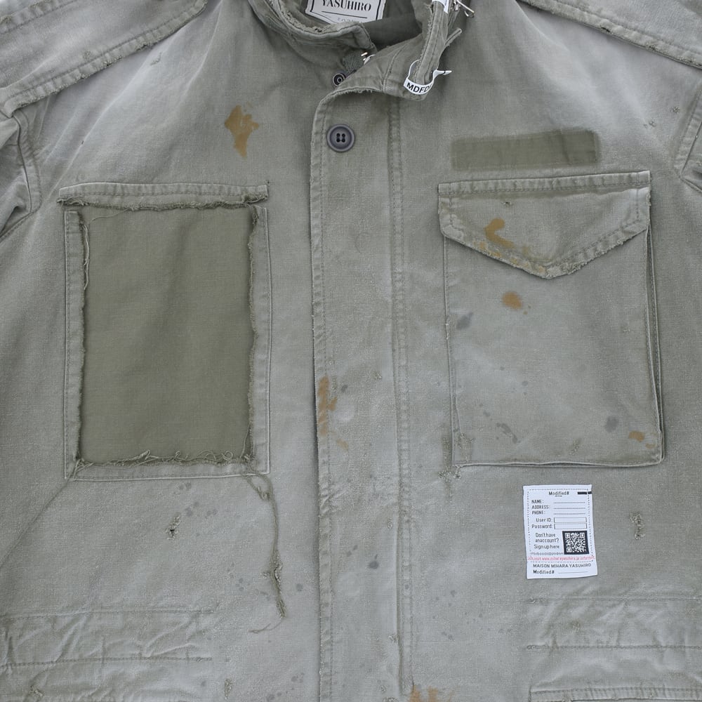 Maison MIHARA YASUHIRO】DISTRESSED M-65 JACKET | AYIN