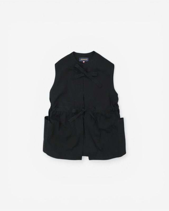 MRS.WORKWARE UTILITY TIE VEST - BLACK #711