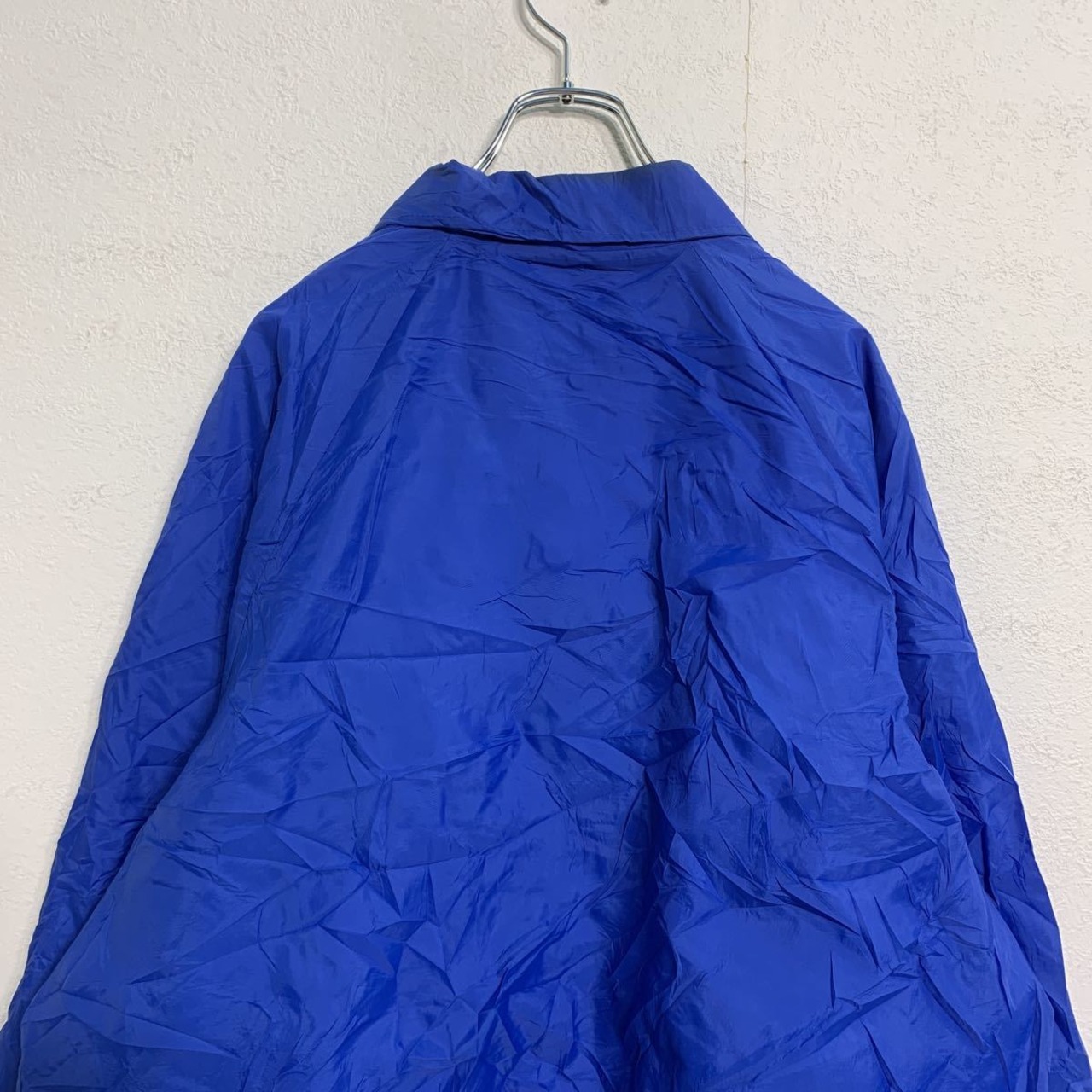 K-BRAND コーチジャケット XL ブルー USA製 プリント ビッグサイズ 