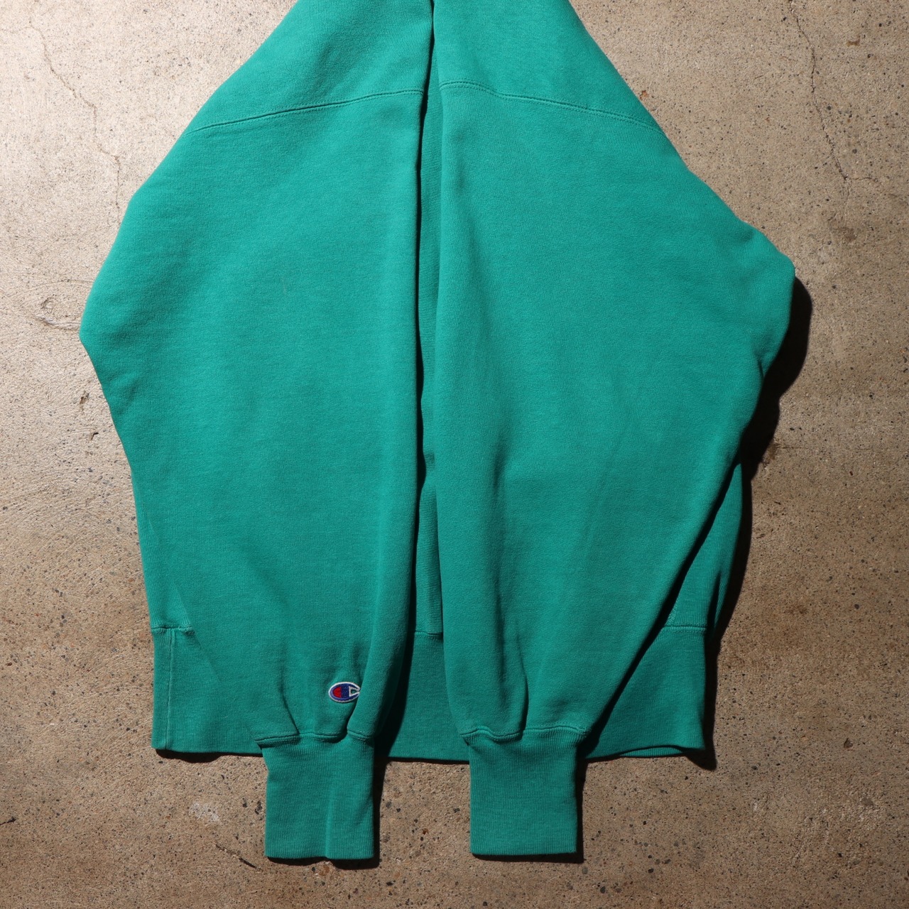 美品 XL 90s USA ティール リバースウィーブ チャンピオン スウェット Reverse weave champion