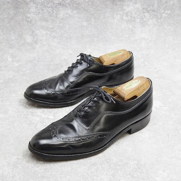 美品】COACH ウィングチップブーツ 流れ込ま 26-26.5㎝ 