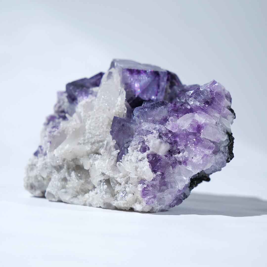 ヤオガンシャン産 フローライト 共生 / 原石 標本【G_3】 | ariife