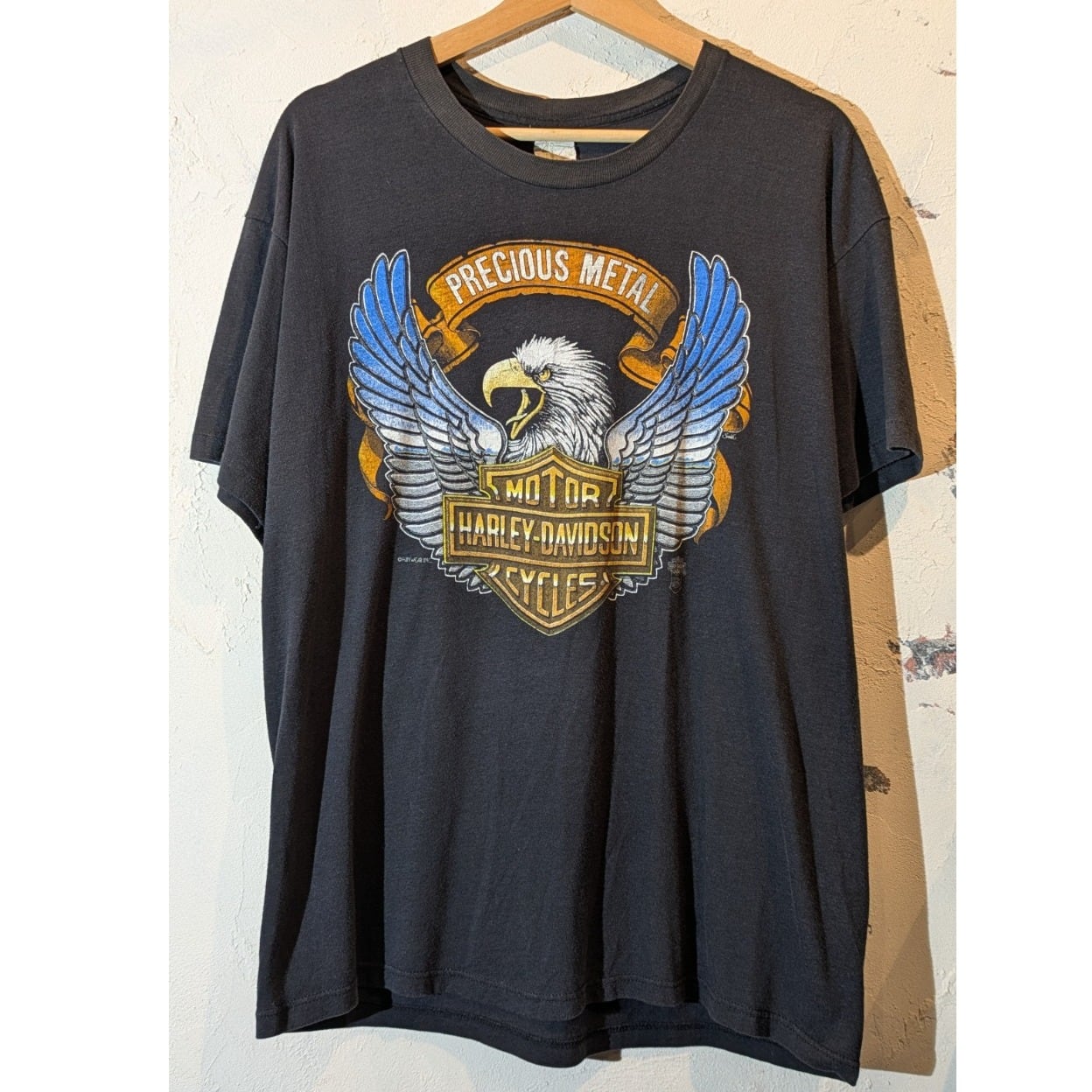 80s Harley-Davidson】イーグル グラフィックTシャツ（Lサイズ相当