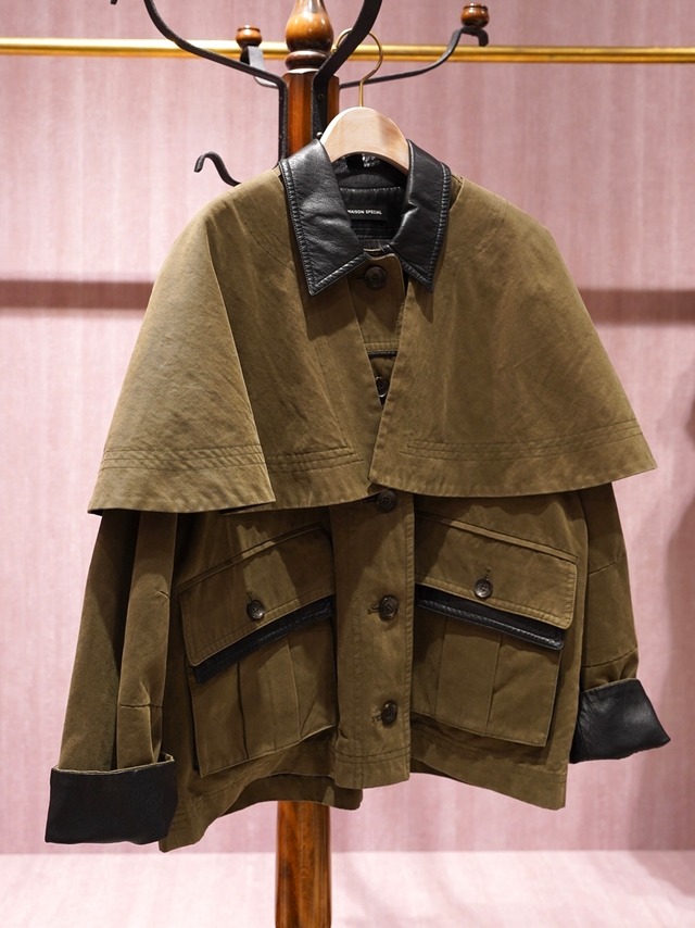 MAISON SPECIAL(メゾンスペシャル)"Military Cape Jacket"