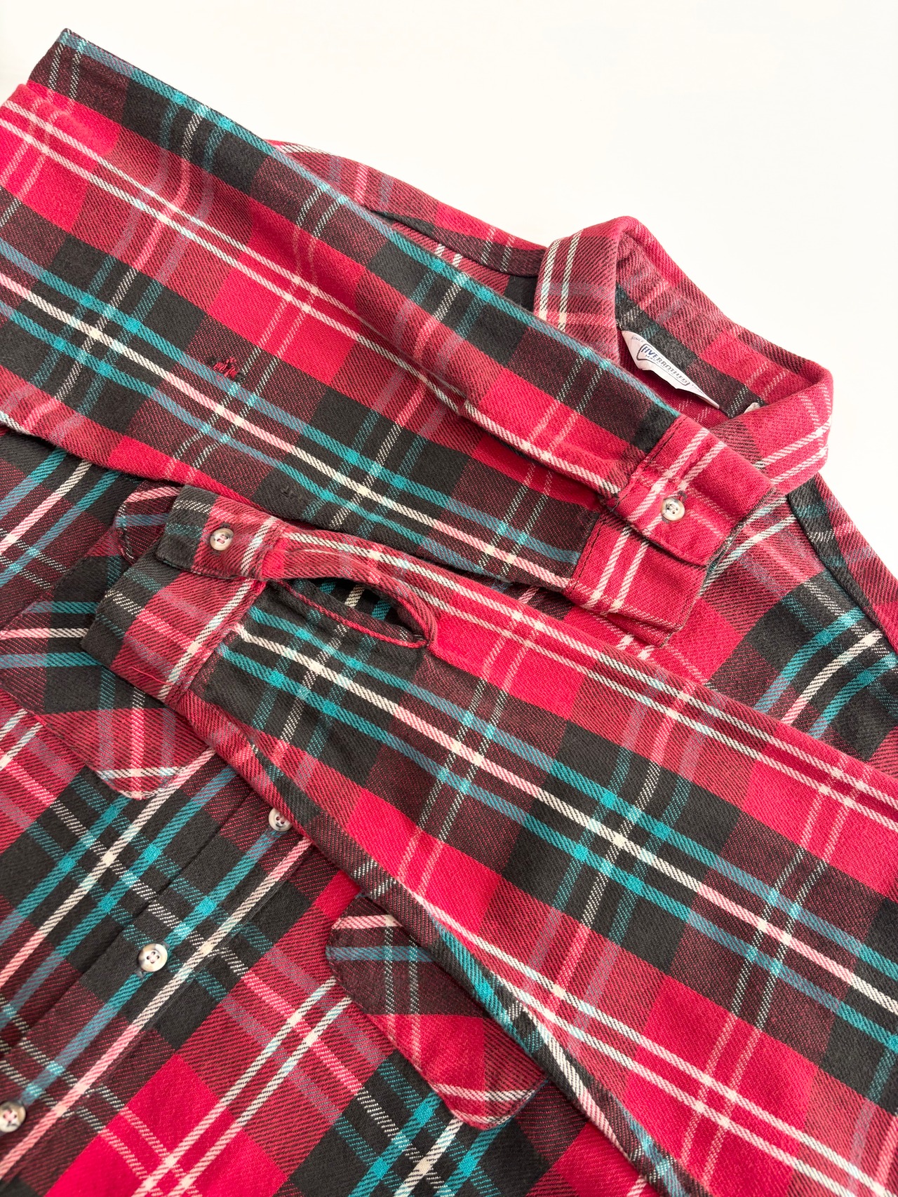 80s FIVE BROTHER FLANNEL SHIRT MADE IN USA Size XL