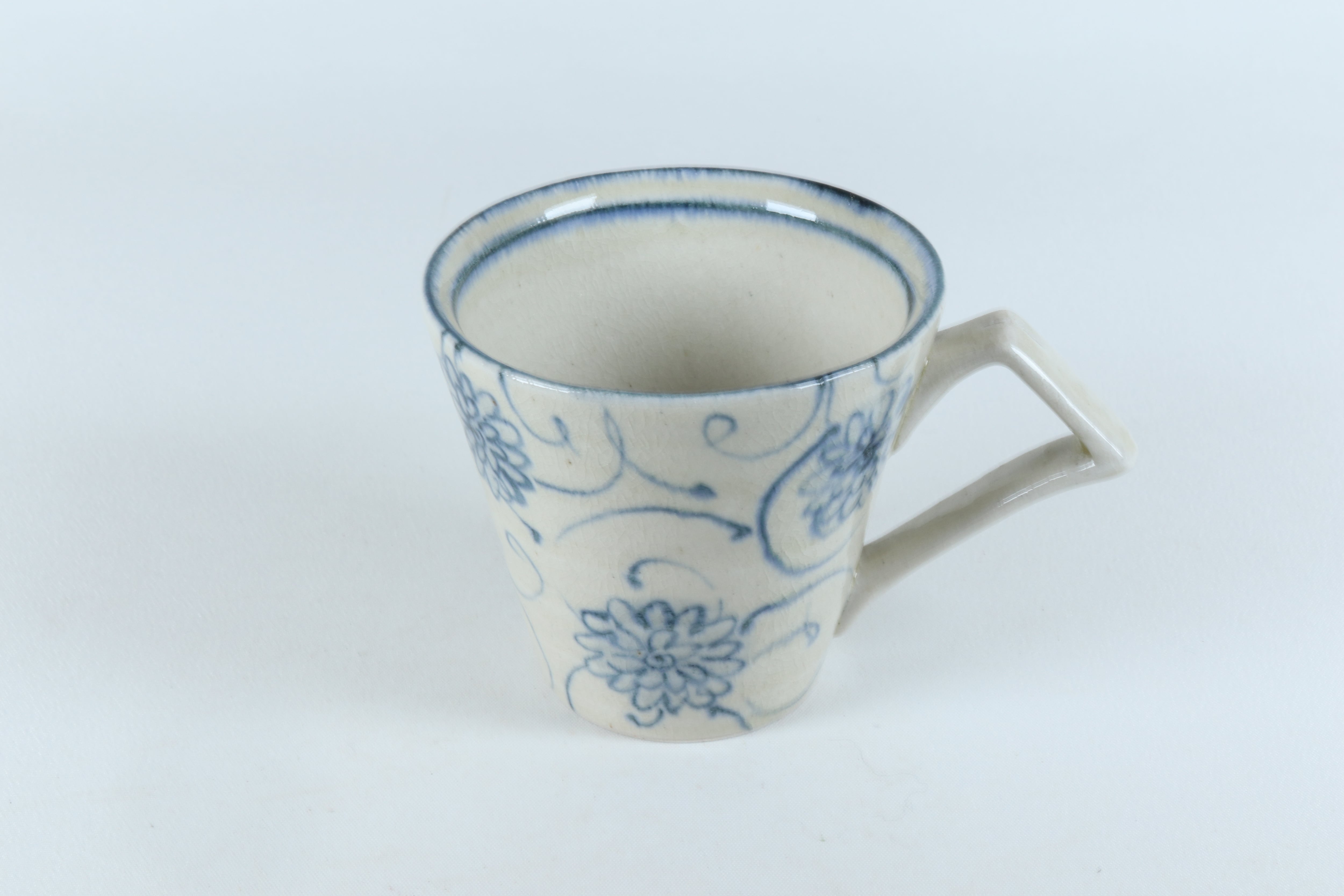 安南 コーヒーカップ 花唐草【B級品 特価】