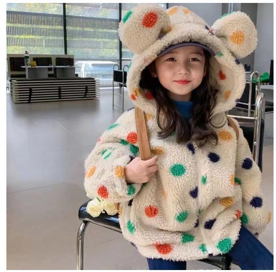 新作子供服★ファーコート★ファッションふわふわコート★冬キッズコート★ムートンコート
