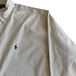Ralph Lauren　ラルフローレン　ボタンダウンシャツ　BLAKE アイボリー　XL　メンズ　カジュアル　コットン　VINTAGE　ビンテージ 商品写真4