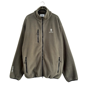 8G FLEECE JACKET -KHAKI BROWN-