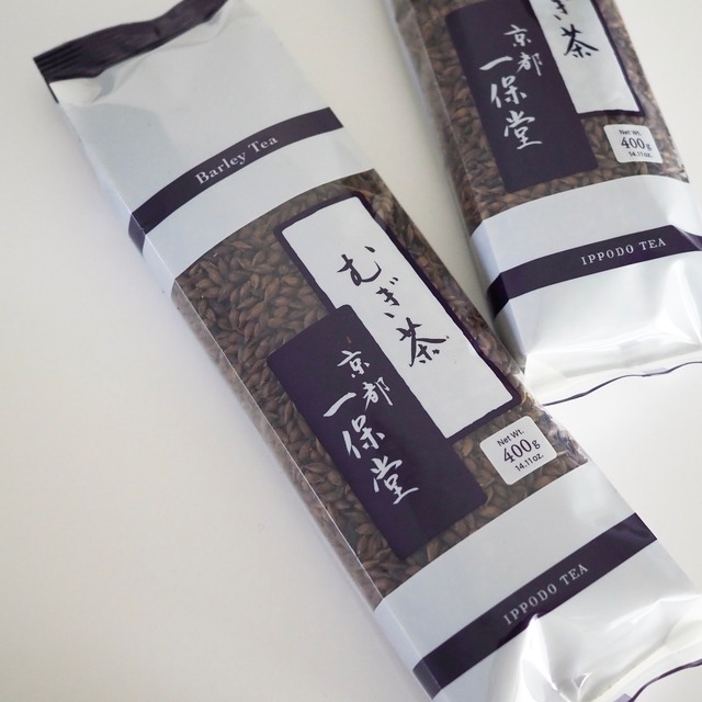 一保堂茶舗　むぎ茶　400g　袋