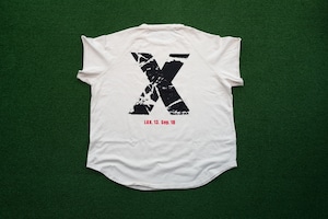 Cutoff Raglan "X"T-Shirts (BN/BK)