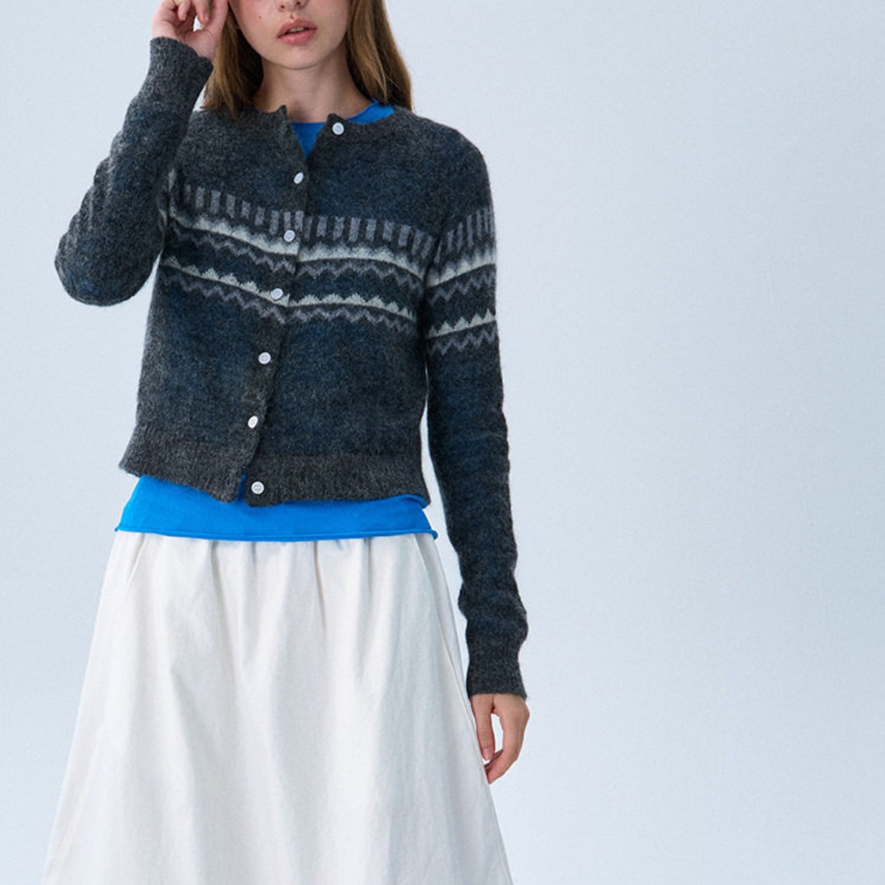 Nordic Knit Cardigan T6178