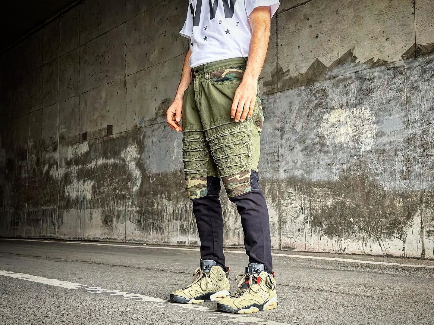 23SS High Density Cotton Ripstop Destroy Knickerbockers / 高密度
