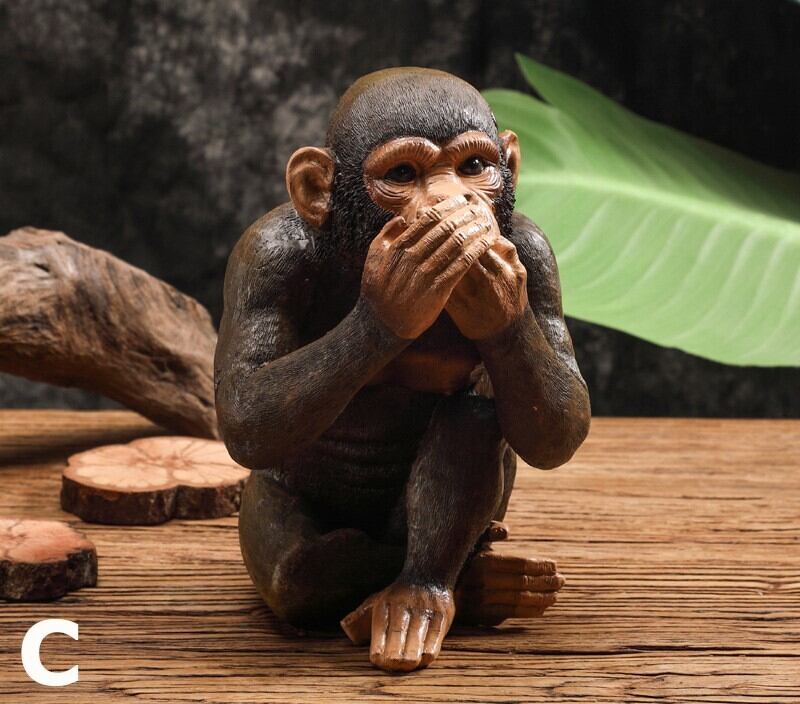 可愛らしい三猿のオブジェ 置物 | Russel 海外インテリアセレクトショップ