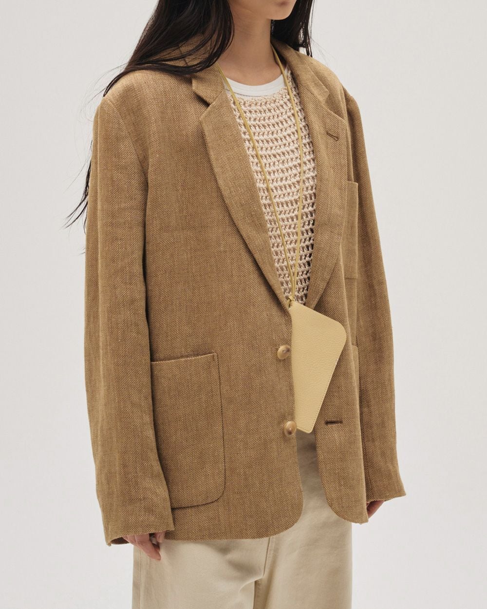 TODAYFUL トゥデイフル Boyfriend Linen Jacket 12610107 BEG | ANERCA