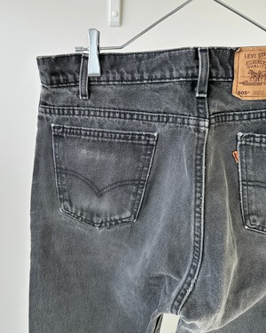 -Levi's- Vintage 90s W34L32 505 Black Denim Pants made in USA