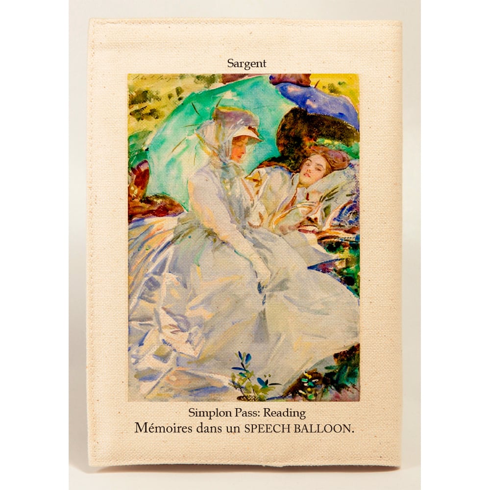 スピーチバルーンブックカバー John Singer Sargent-ジョン・シンガー