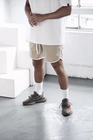 Pvot Athleisure Shorts (Beige)